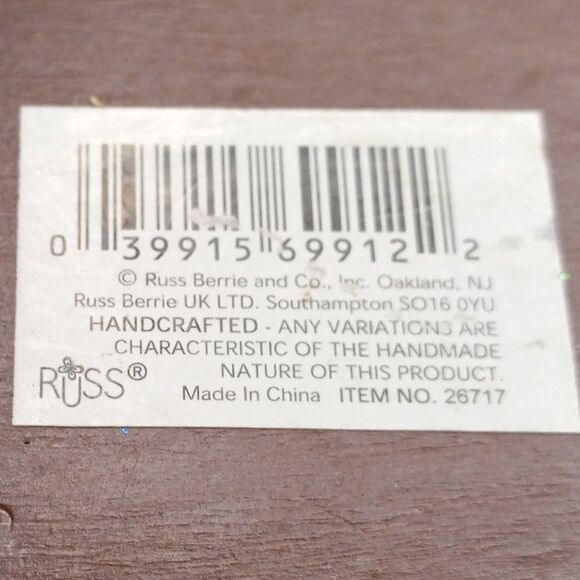 Russ Oval Trinket "Shaker" Wooden Nesting Boxes Folk Art Design (3) Cottagecore - Picture 6 of 11